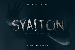 Syaiton - Horor Fonts Font Download