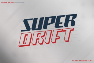 Super Drift Font Download