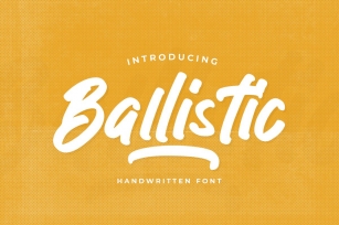 Ballistic Font Download