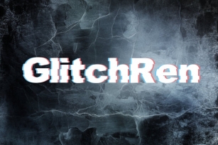 GlitchRen Regular Font Download