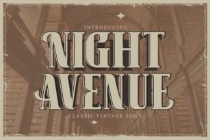 Night Avenue Font Download