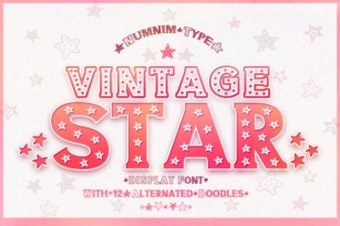 Vintage Star Font Download