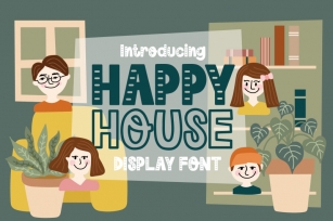 Happy House Font Font Download