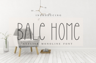 bale home Font Download