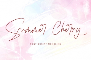 Summer Cherry Font Download