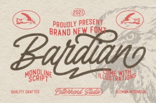 Bardian - Monoline Script Font Download