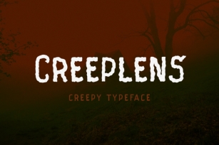 Creeplens - Creepy Typeface Font Download