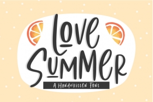 Love Summer | Handwritten Font Font Download