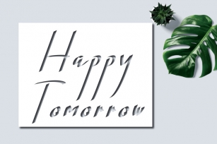 happy tomorrow Font Download