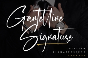 Gantelline Signature Font Download