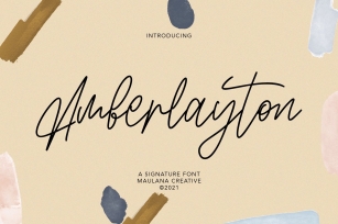 Amberlayton Signature Font Download