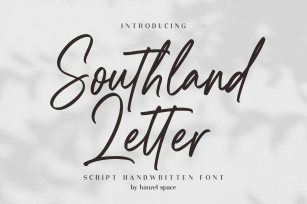 Southland Letter Font Download