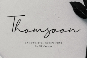 Thomsoon Font Download