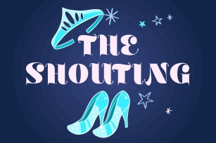 THE SHOUTING Font Download