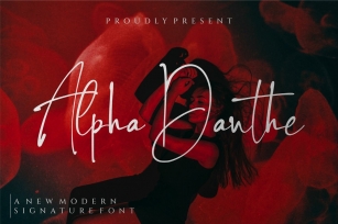 Alpha Danthe Font Download