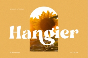 Hangier - Vintage Bold Serif Font Download