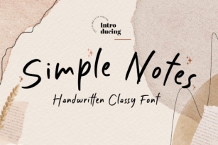 Simple Notes Font Download