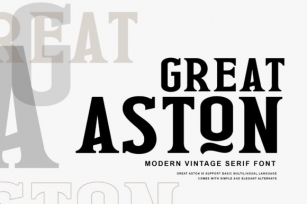 Great Aston Font Download