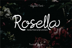 Rosella Script & Sans (Font Duo) Font Download