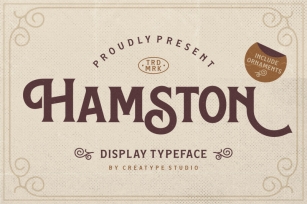 Hamston Display Vintage Font Download