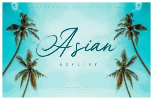 Asian Skyline – Casual Summer Font Font Download