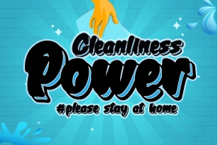 Cleanliness Power Font Download