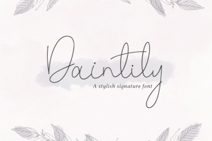 Daintily Font Download