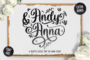 Andy & Anna - Beauty Font Font Download