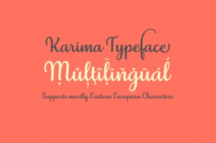 Karima - An Elegant Script Font Download