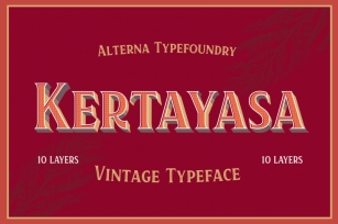 Kertayasa Layered Typeface 60% OFF Font Download