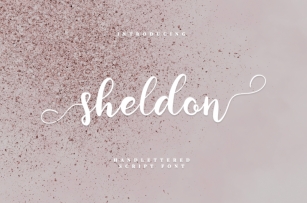 sheldon - script font Font Download