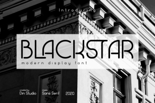 Blackstar Font Download