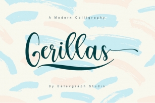 Gerillas - A Modern Calligraphy Font Download