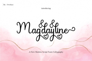Magdayline Font Download