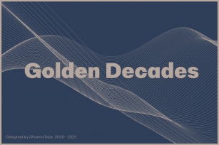 Golden Decades Font Download