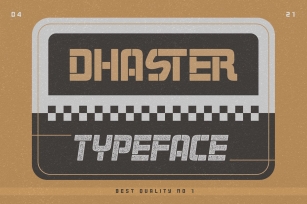 Dhaster Typeface Font Download