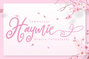 Haymie Script Font Download