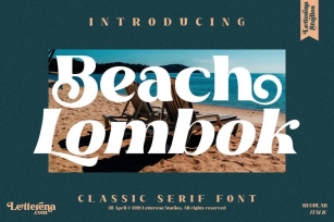 Beach Lombok Serif Font LS Font Download