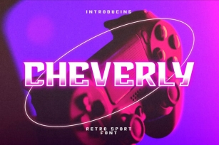 Cheverly - Sport Retro Font Font Download