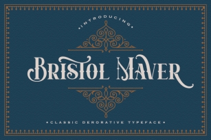Bristol Maver - Decorative Font Font Download