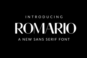Romario Font Download