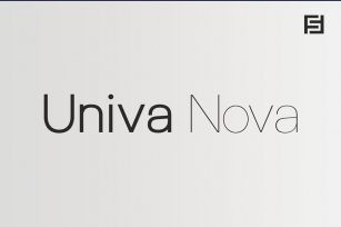 Univa Nova Font Download