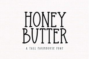 Honey Butter - Farmhouse Font Font Download