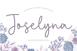 Joselyna Monoline Handwritten Font Font Download