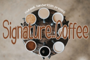 Signature Coffee Font Download