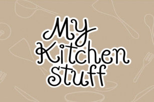 My Kitchen Stuff Font Download