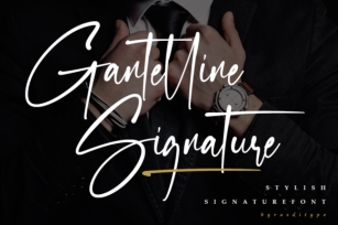 Gantelline Signature Font Download