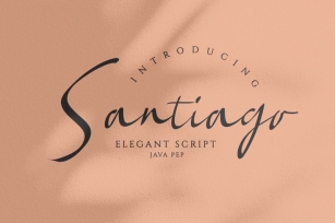 Santiago - Elegant Font Font Download