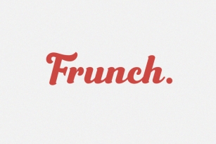 Frunch - Vintage Bold Script Font Font Download