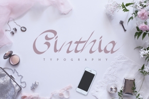 Cinthia Typography Font Download